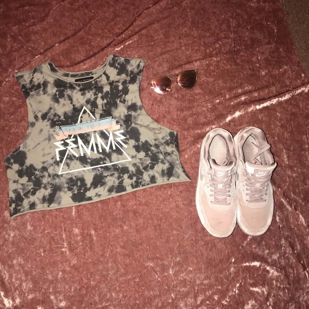 Tie dye crop top